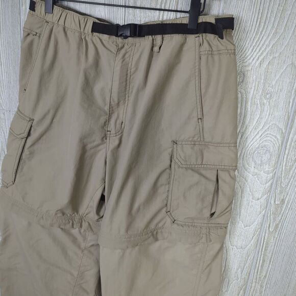 Vintage Y2K REI UPF 50+ Men’s 32 Large Tan Zip Away Pants Shorts Cargo - Picture 3 of 7
